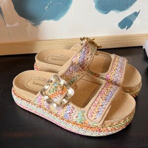 Larroude Maui Slides NWOT